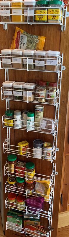 Practa Solutions White Adjustable Spice Rack Bunnings Australia