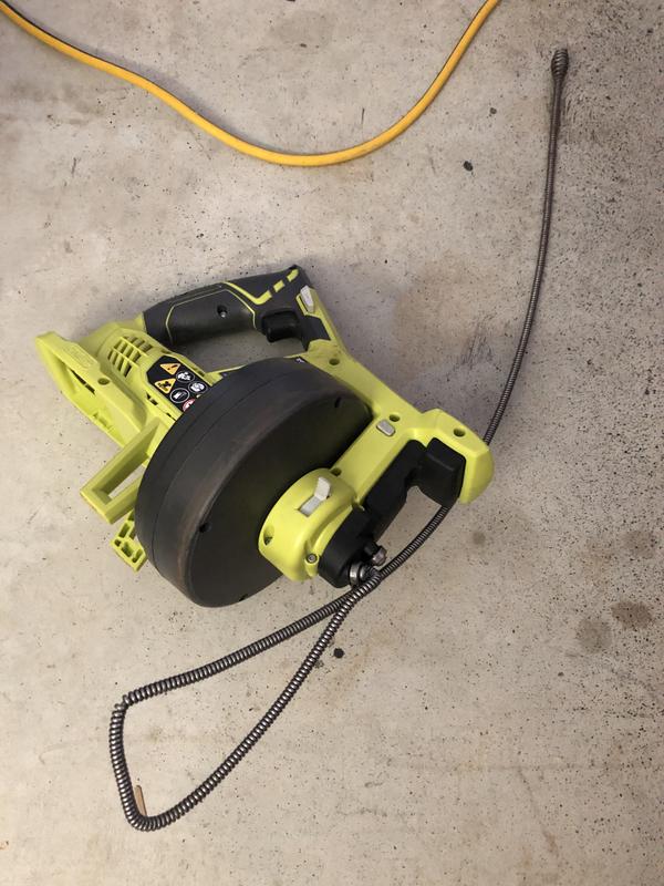 Ryobi 18 volt drain auger hot sale