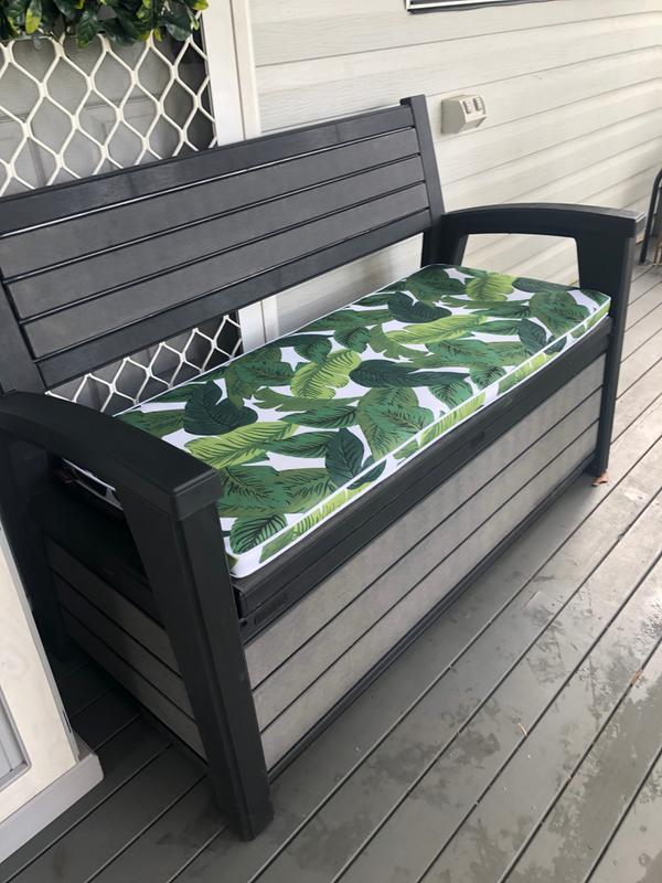 Keter 227l Hudson Outdoor Storage Bench, Outdoor Bench Seat With Storage Bunnings