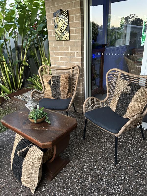 Mimosa Wicker Butterfly Chair 1 Seater Bunnings Australia