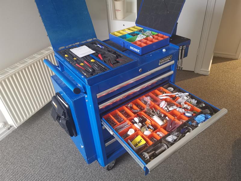 Kincrome BLUESTEEL® 5 Drawer Tool Trolley - Bunnings Australia