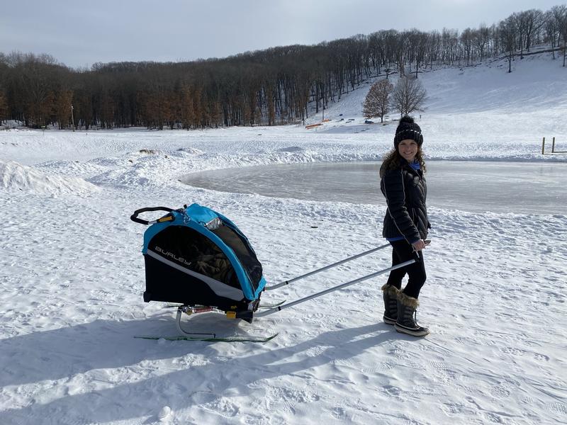 Burley Bike Trailer Ski Kit - Kids