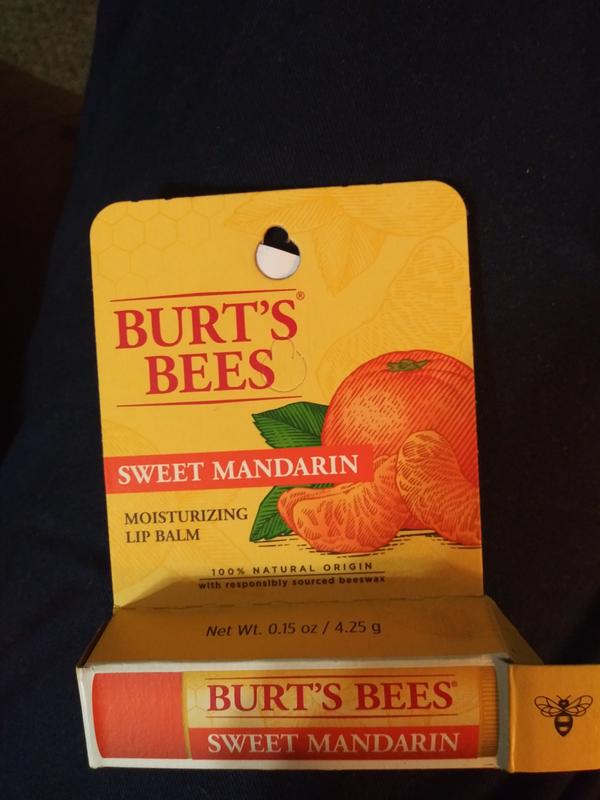 Review: Mandarin Is Best For Burt's Bees Moisturizing Lip Balm
