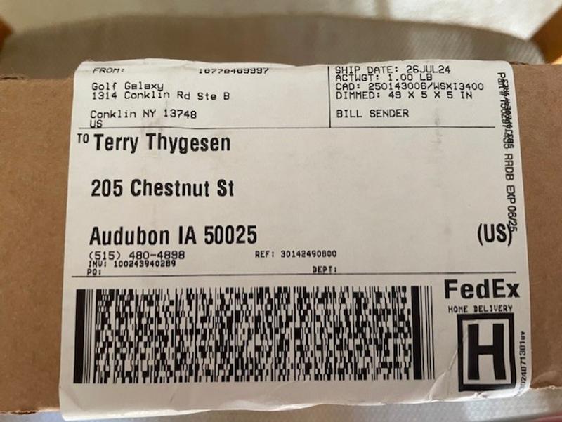 Photo submitted with review of product