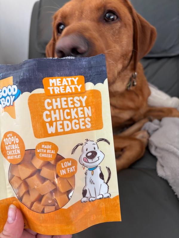 Good Boy Meaty Treaty Cheesy Chicken Wedges Dog Treats 80g Where