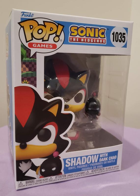 Funko Pop! & Buddy Sonic - Shadow The Hedgehog Avec Dark Chao - Figurine Vinyle Collection Officielle