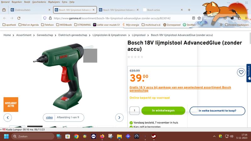 Bosch GSR 18V-60 C accu schroefboormachine (body) 18V Li-ion