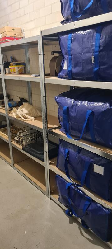 ESTEXO Opbergrek, insteekrek, rek voor zware lasten, kelderrek