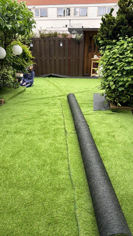 Kunstgras Oxford | Grastapijt | Rolgras | Poolhoogte: 25 mm | Duurzaam en duurzaam | Kunststof gras | Tuin-Gazon voor balkon, terras & tuin (200 x 1200 cm