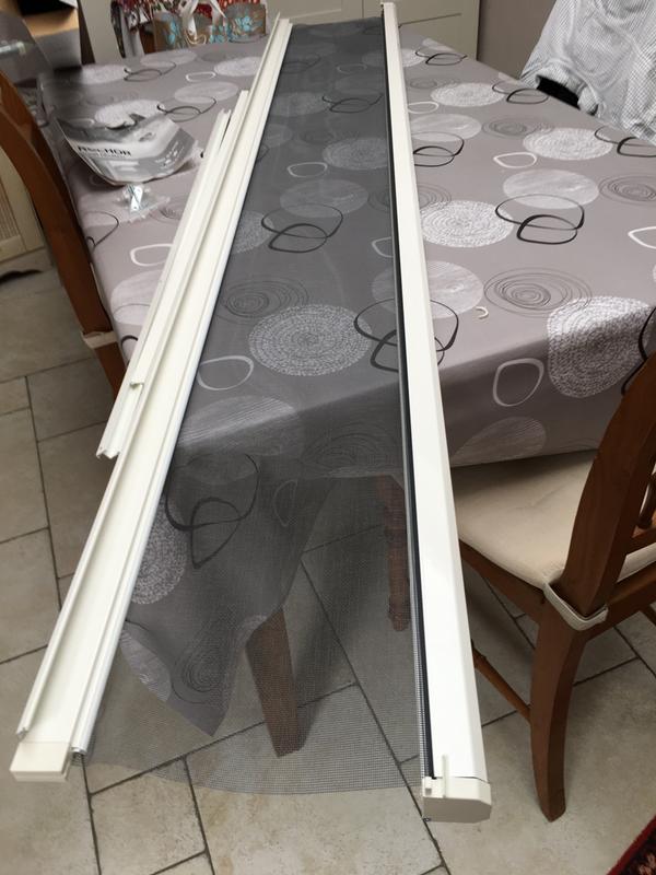 Bruynzeel S500 Rolhordeur 105x205 Cm Wit - Insectenwerende Rolhor Met Magneetsluiting