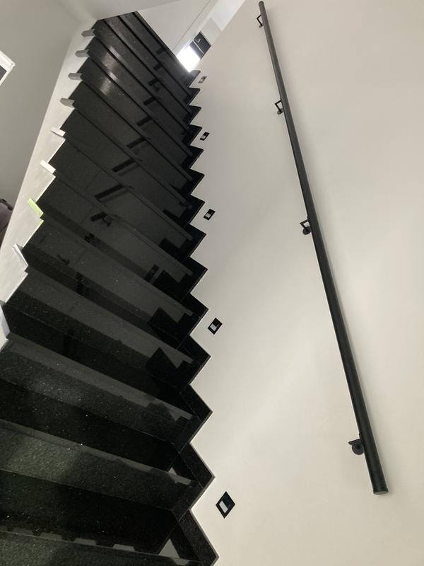 Rampe En Fer Mod. Italie Longueurs De 50 Cm À 400 Cm - Noir Mat