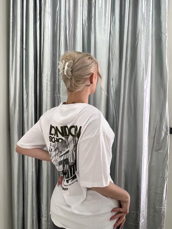 Oversized Boyfriend Tee White | Garage