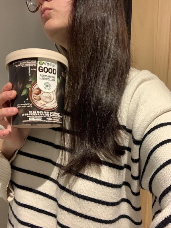 Holding permanent hair colour treatment