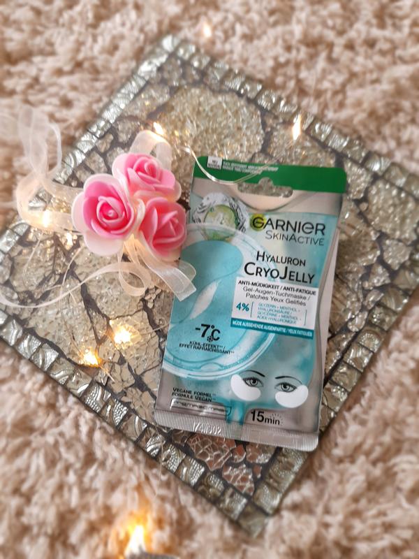 Garnier SkinActive - Hyaluron Cryo Jelly Anti-Müdigkeit Gel-Augen-Tuchmaske