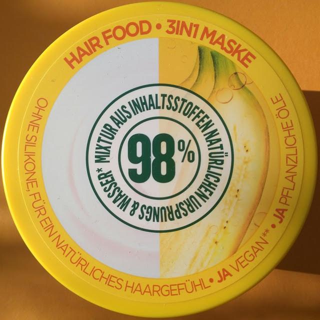 Garnier Fructis Banana Hair Food 3in1 Maske