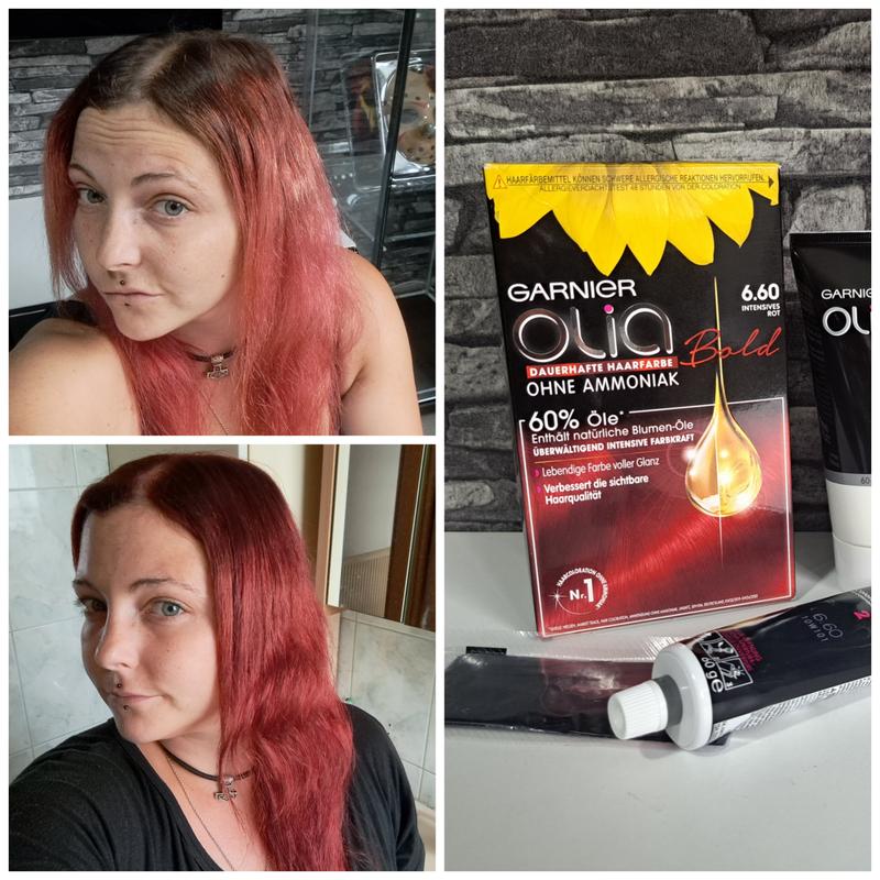 Garnier Intensives Rot 6.6 kaufen dauerhafte Haarfarbe online Olia