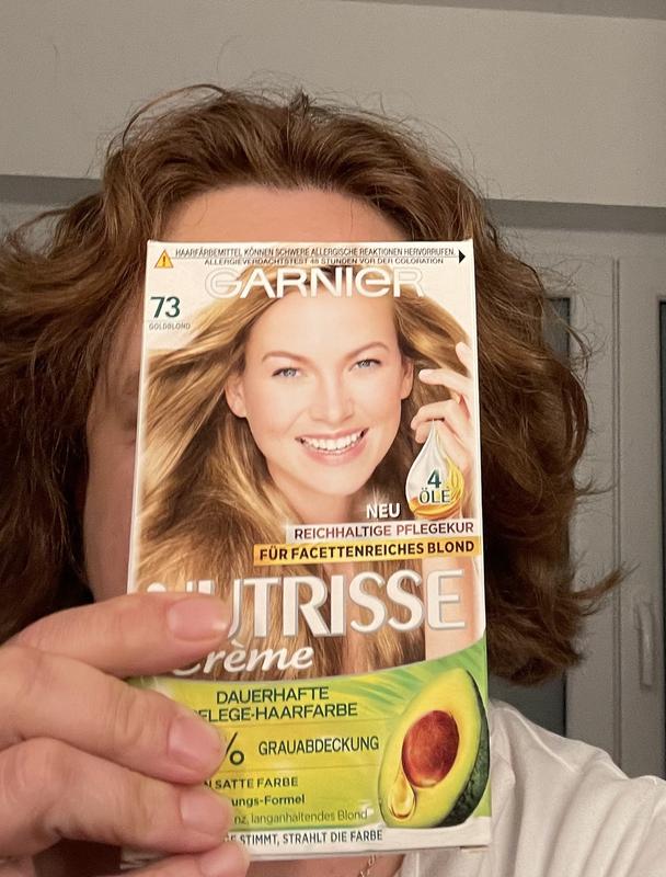 Ergebnis: deutlich dunkler als auf der Packung aber schön einheitlich nach 30 Min. Einwirkzeit