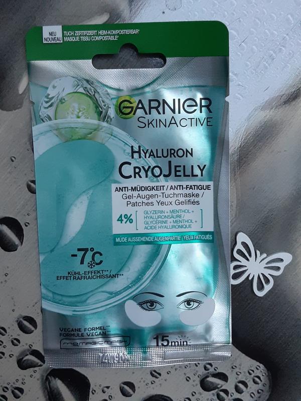 Anti-Müdigkeit Gel-Augen-Tuchmaske Cryo Hyaluron online SkinActive Jelly Garnier kaufen