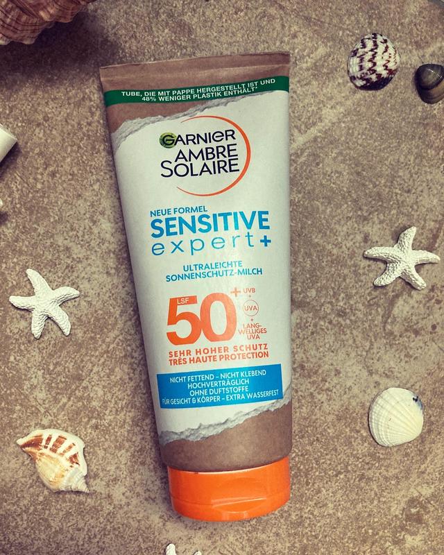 Gesicht sensitive Garnier Fluid online kaufen UV-Schutz 50+ Solaire Ambre expert+ LSF