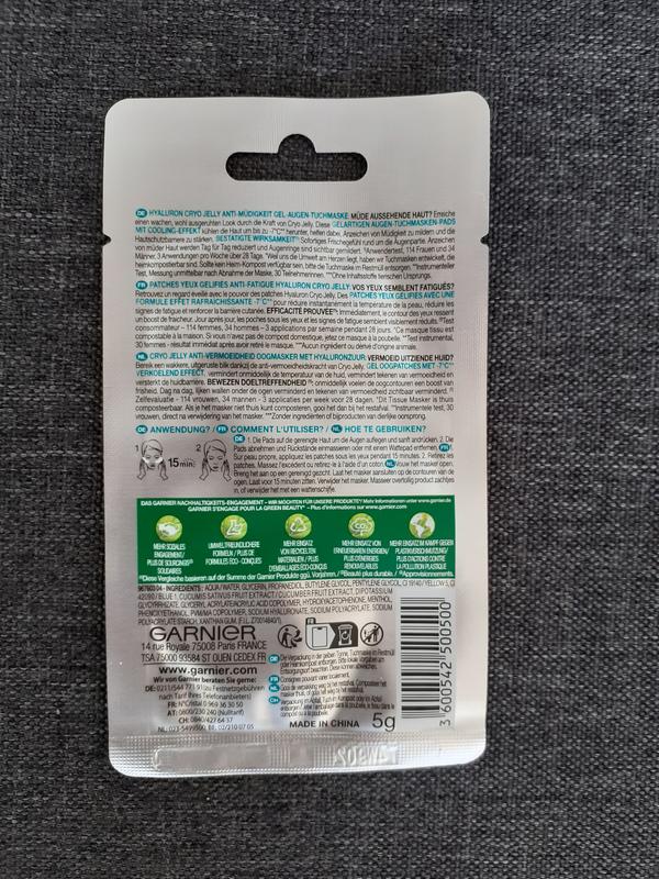 Garnier SkinActive Augen-Tuchmaske