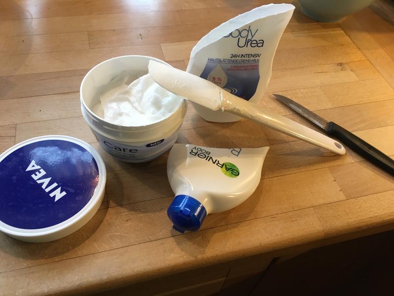 Wünsche mir eine neue Verpackung der Creme.