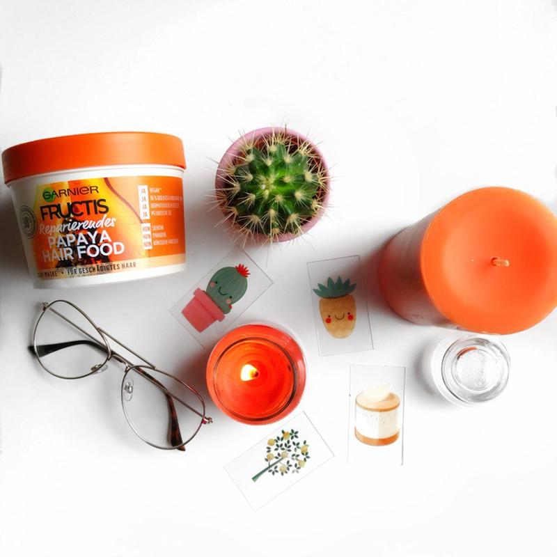 Garnier papaya hair food