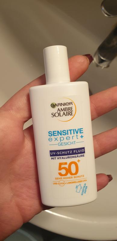 Garnier Ambre Solaire sensitive kaufen Gesicht 50+ UV-Schutz online LSF Fluid expert