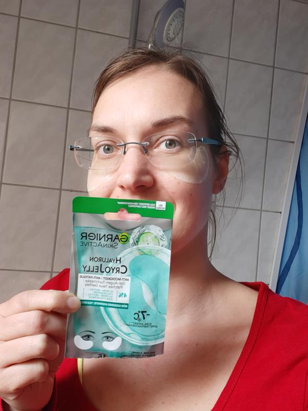 online Anti-Müdigkeit SkinActive Gel-Augen-Tuchmaske Hyaluron Jelly Garnier Cryo kaufen