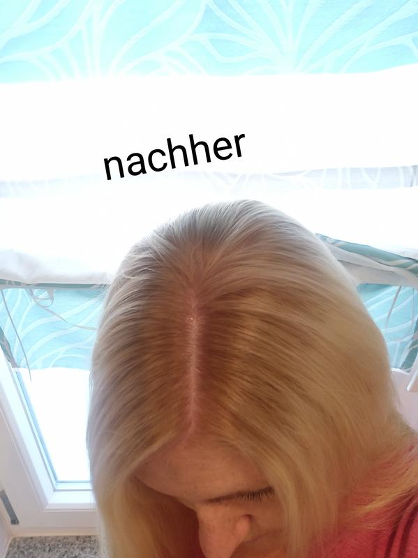 Habe nur den Ansatz gefärbt
