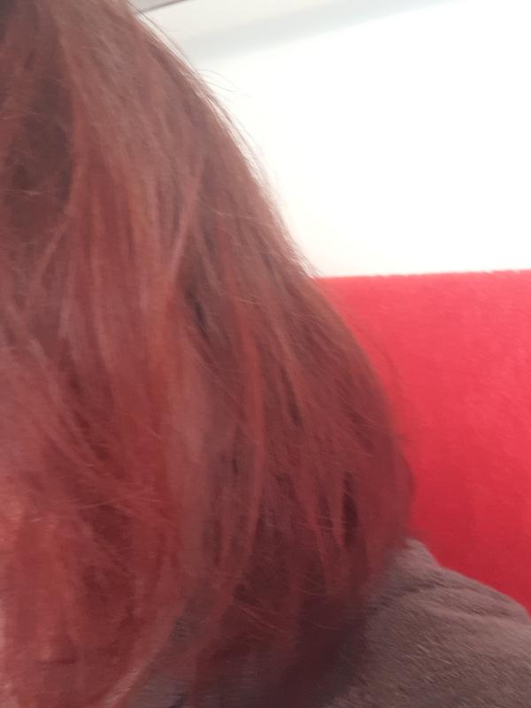 Haarfarbe vorher