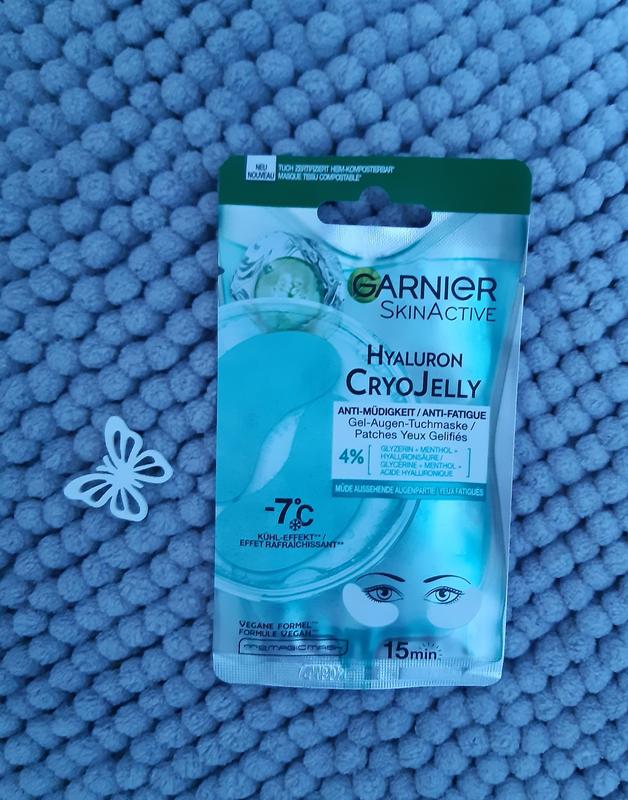 Cryo Jelly kaufen online Hyaluron SkinActive Gel-Augen-Tuchmaske Garnier Anti-Müdigkeit