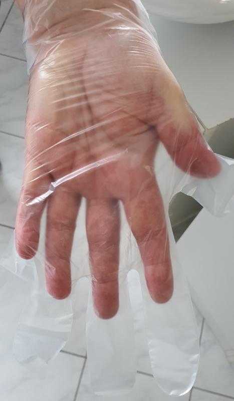 Handschuhe zu klein