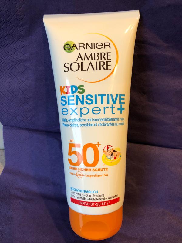 Garnier Ambre Solaire Kids Sensitive Expert+ Sonnenschutzmilch | Sonnencremes