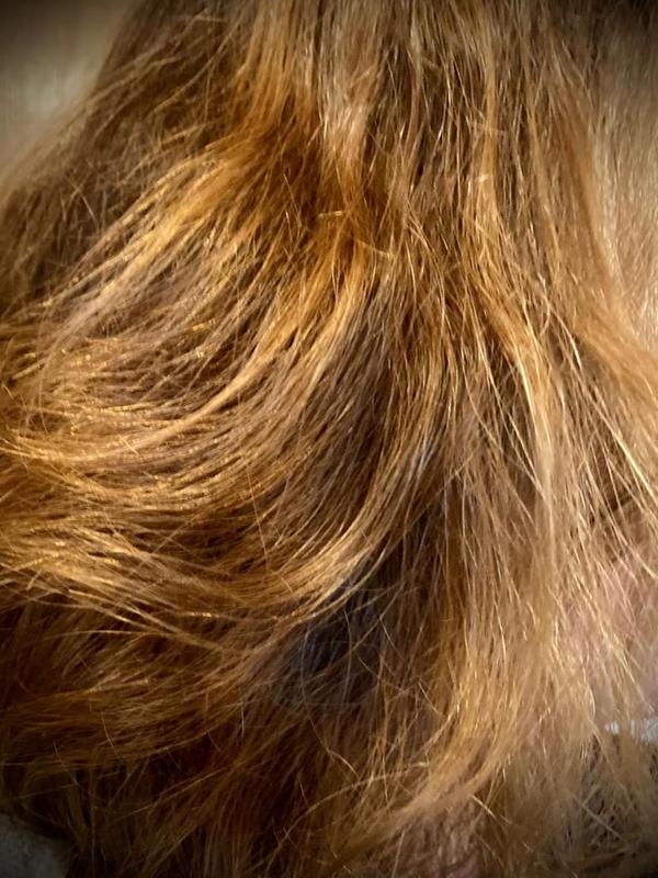 Haarfarbe vorher