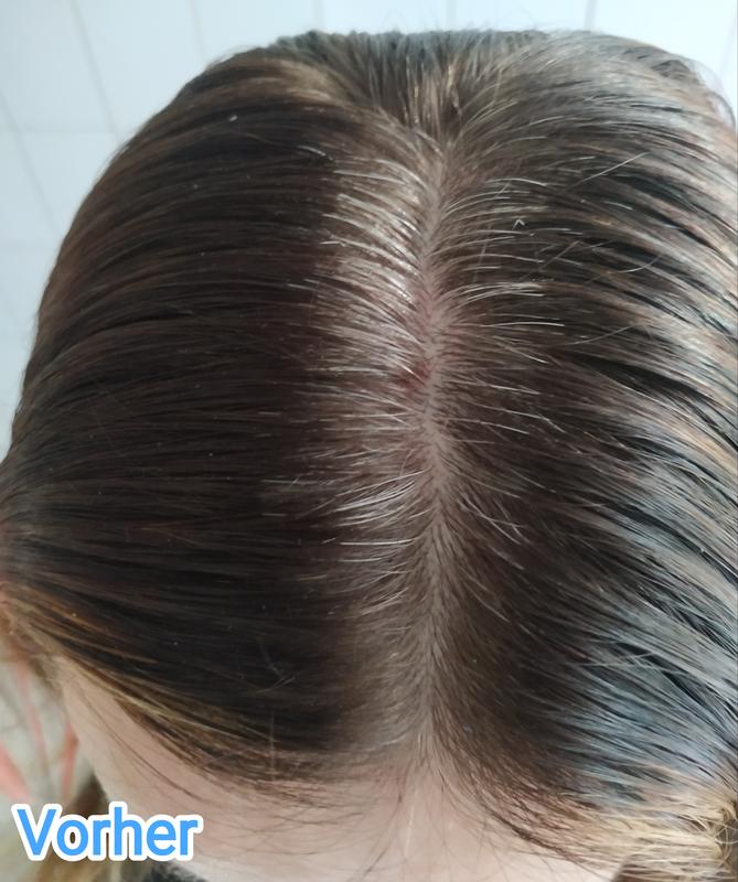 Die Haare vorher