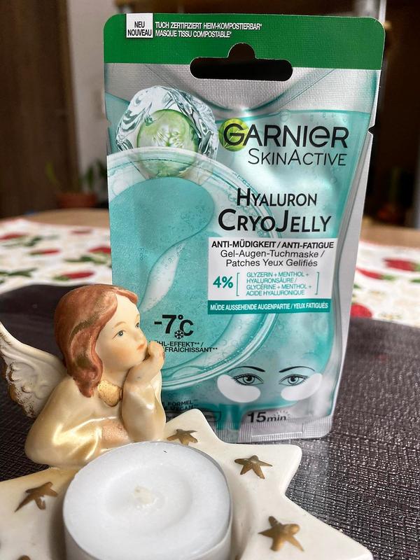 Hyaluron Gel-Augen-Tuchmaske Anti-Müdigkeit Jelly SkinActive online kaufen Cryo Garnier