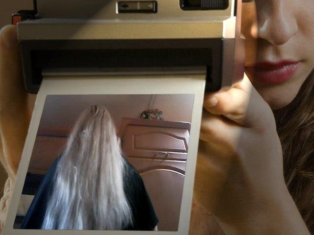 Meine gefärbten Haare, mit perfeckter grau Haar Abdeckung