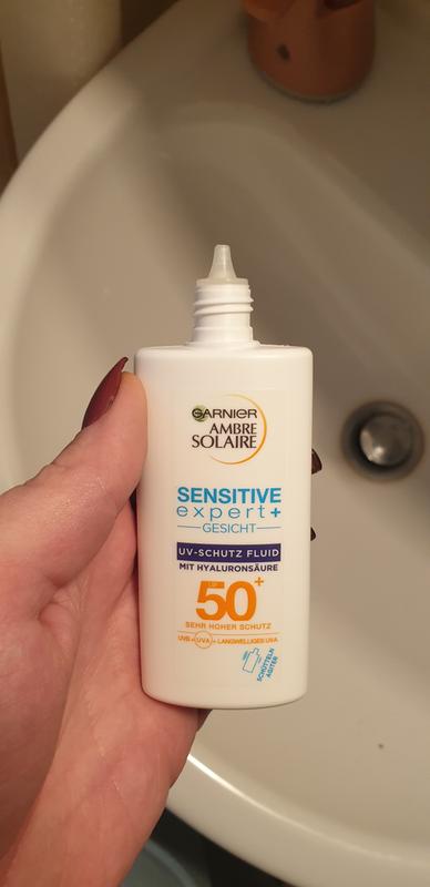 Garnier Ambre Solaire sensitive expert+ Gesicht UV-Schutz Fluid LSF 50+  online kaufen | Sonnencremes
