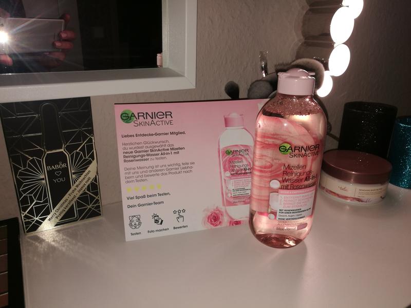 Meine neues Mizellenwasser, danke für's testen dürfen