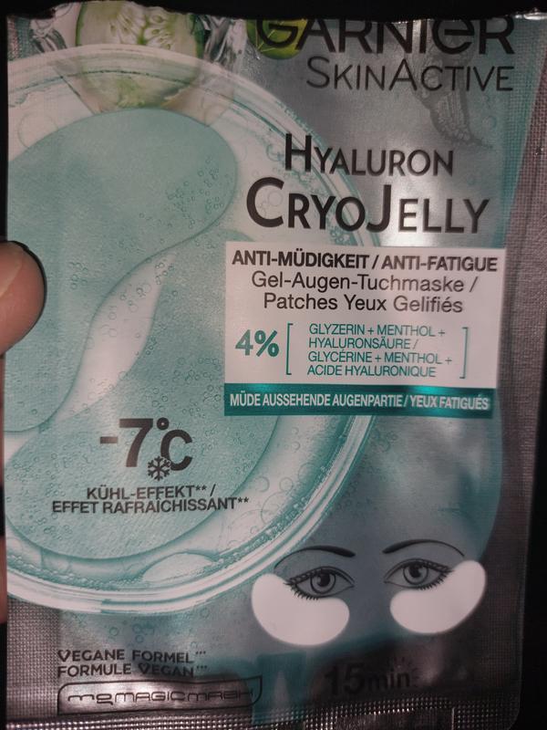 Gel-Augen-Tuchmaske Anti-Müdigkeit Hyaluron Jelly Cryo online SkinActive Garnier kaufen