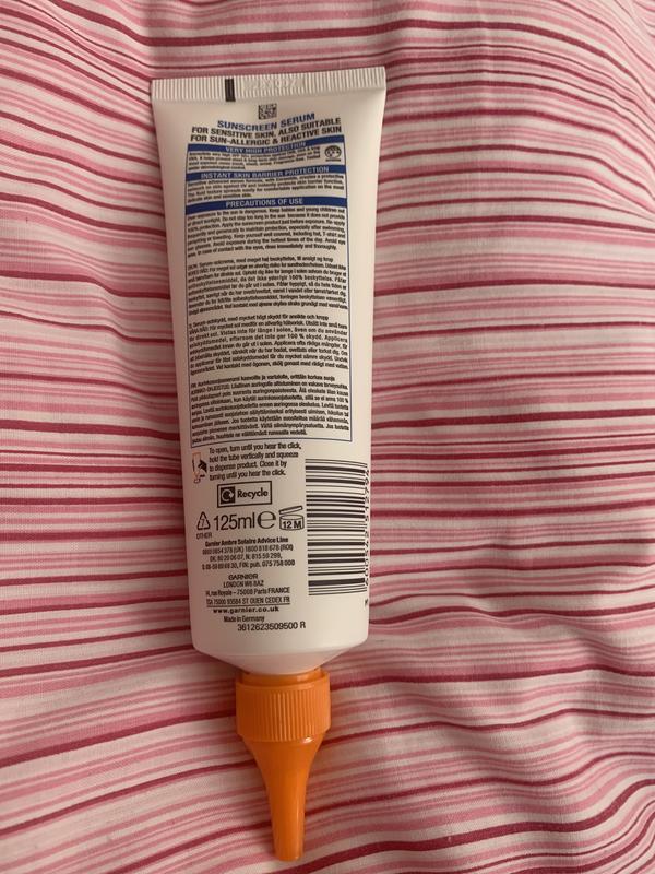 Easy to use nozzle on the serum