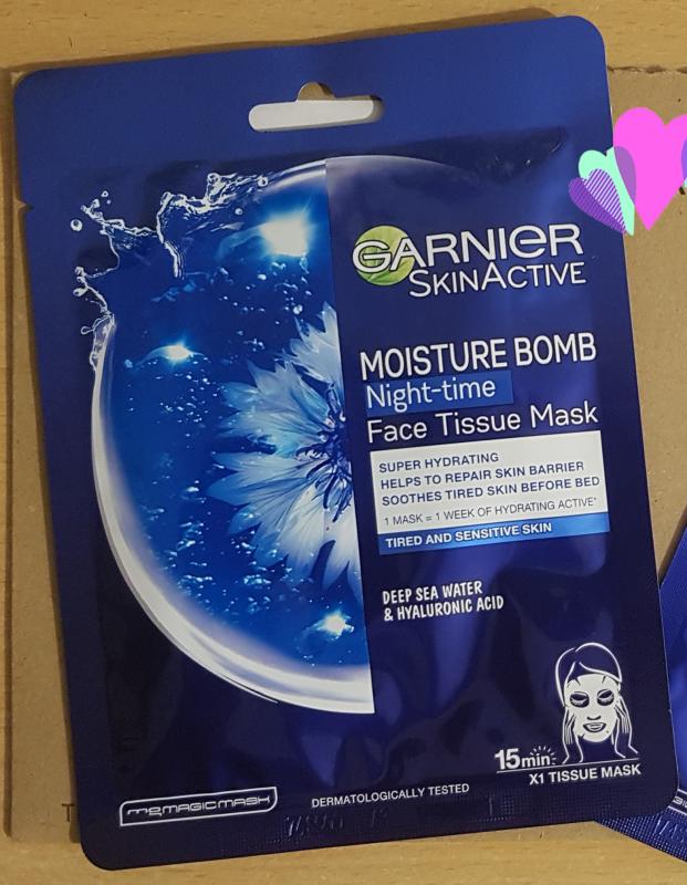 Moisture Bomb night-time Face Tissue Mask