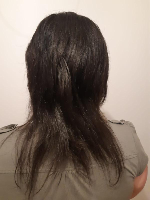 Before - very fine and damaged hair