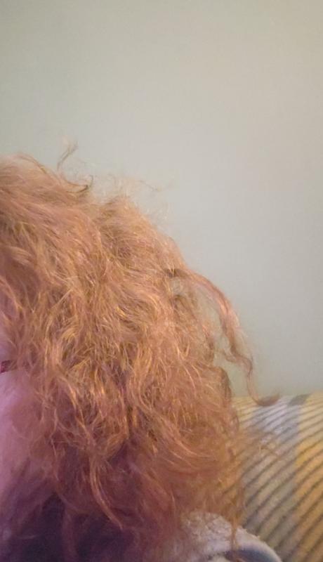 Not ashy more red orange