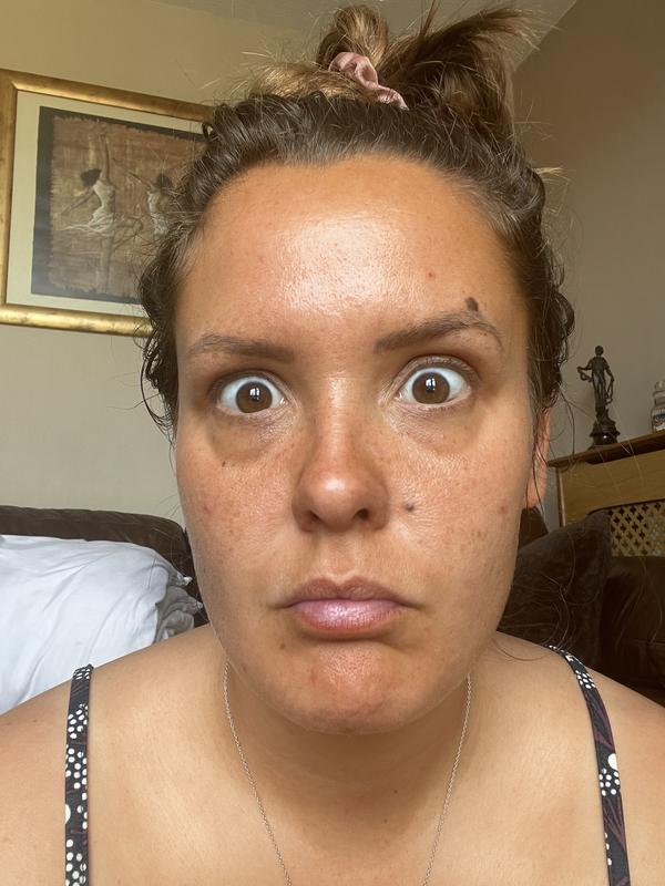 After spraying too much