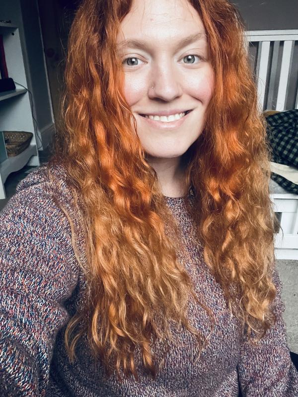 My curls are more defined and less frizzy