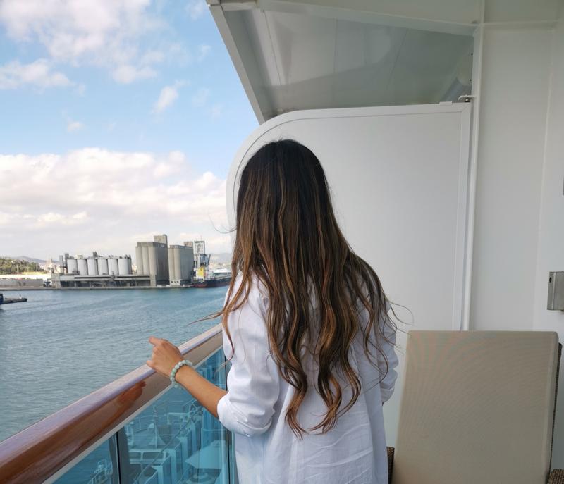 Mi pelo en un crucero, hidratado