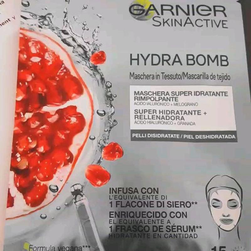 Mi mascarilla Hydra Bomb de Garnier