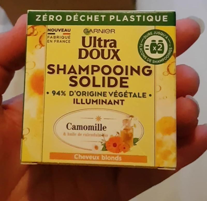 Mon nouveau shampoing solide Garnier ultra-doux