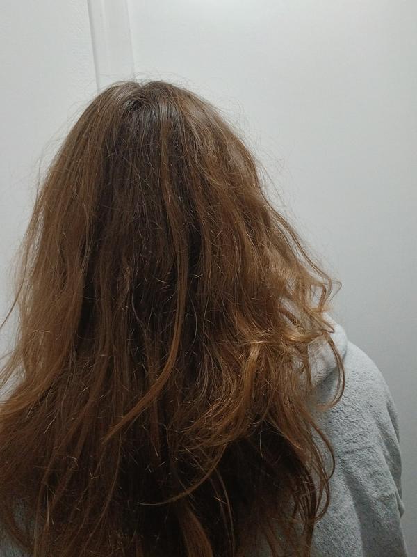 Mes cheveux apres utilisation de la routine